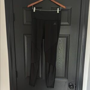 Adidas Full Length Black Leggings Size L
